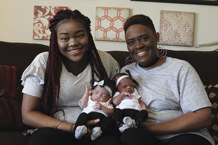 Shawnette Tucker with Layla and Tracey Tucker with Armonie